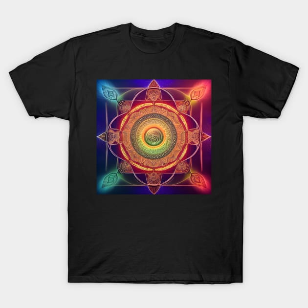 Sacred geometry mandala T-Shirt by Roguex